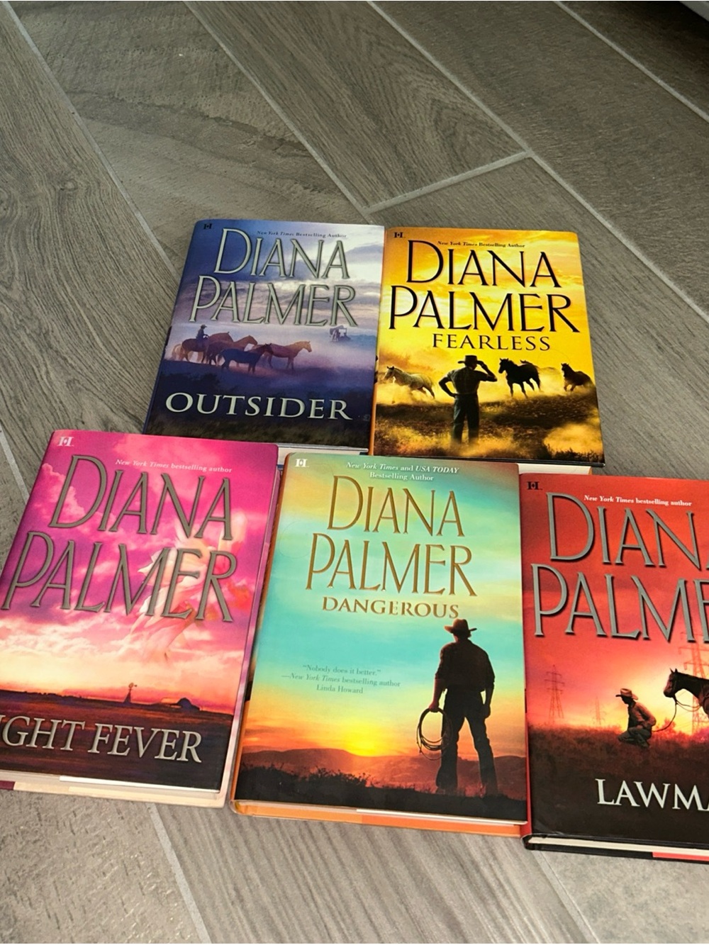 Lot of Diana Palmer Hardback Romance Novels
